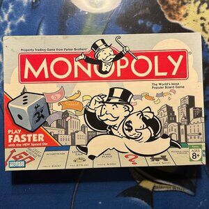 Monopoly Classic Board Game – Speed Die Edition (Complete)